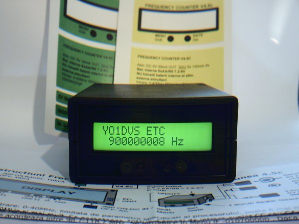 Frecventmetru Counter 40MHz V4.5c Frecventmetru Counter 40MHz V4.5c