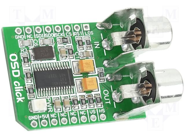 MIKROE 1366 OSD SPI MAX7456 MIKROE 1366 OSD SPI MAX7456
